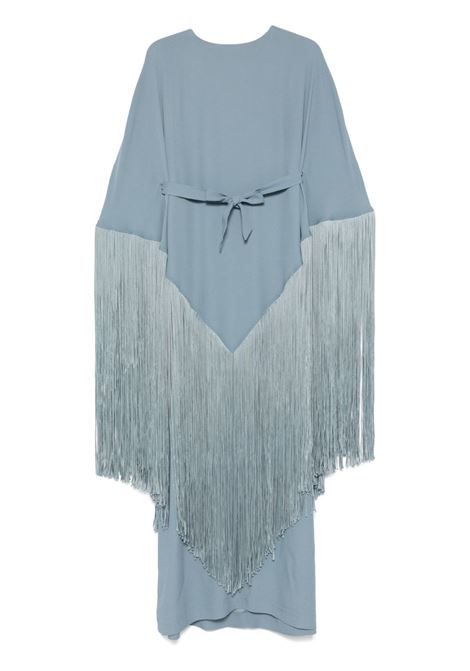 Grey bohemia kaftan fringed dress Taller marmo  - women